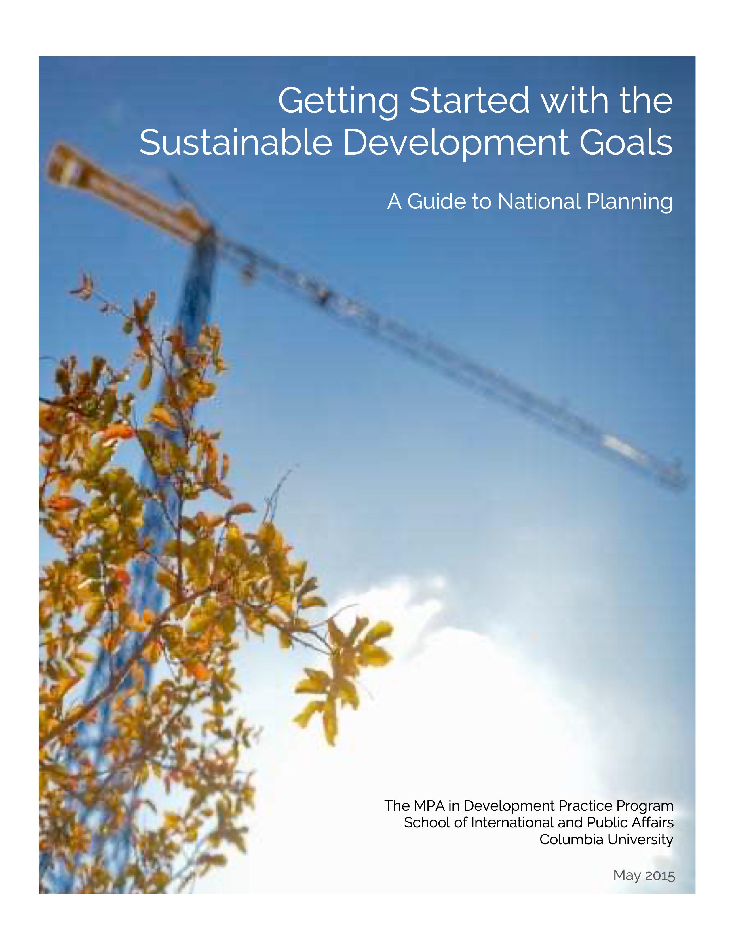 Getting Started with the Sustainable Development Goals
